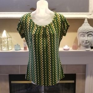 St. Patrick's Day Worthington short sleeve shirt, Sz S